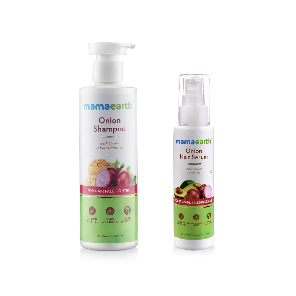 Onion Shampoo and Onion Hair Serum Combo, 350 ml-1.webp